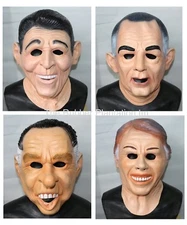 Ronald Reagan, Carter, LBJ, Nixon Mask Presidents ALL 4 Point Break Masks Joblot