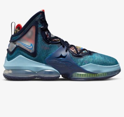 Size 7.5 - Nike LeBron 19 Fast Food - Dutch Blue for sale online
