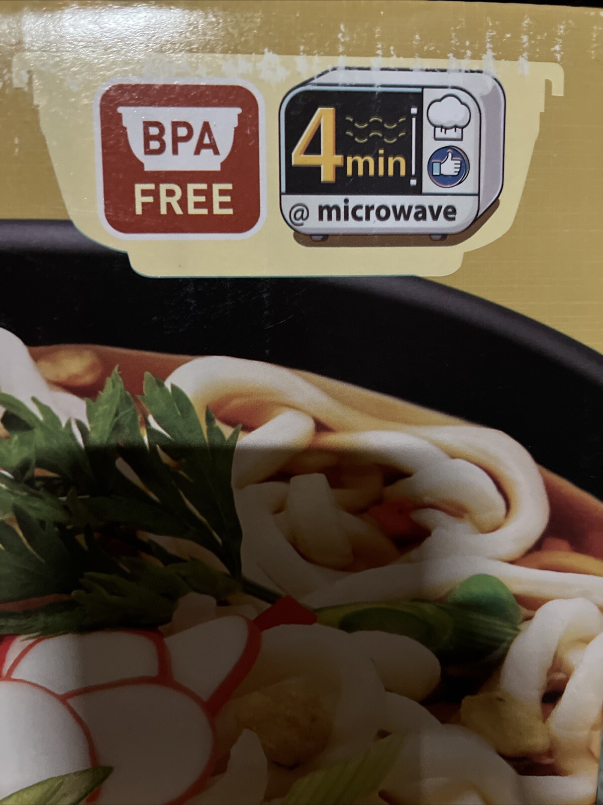Nongshim Pre-Cooked Udon Savory Soy Premium Noodle Soup Bowl, 9.73oz Ct, 2-Pack