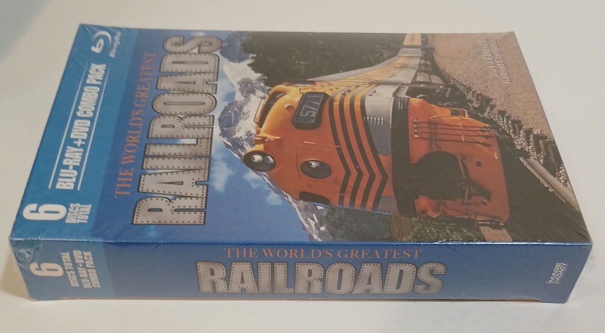 Worlds Greatest Railroads (Blu-ray) DVD 6 Disc Set New