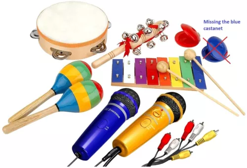 Emerson Party Instruments and Plug 'N' Sing Karaoke System RS805