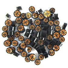 Basketball Murrine 29101 Millefiori COE 90 Glacial Art Glass Fusing Supplies