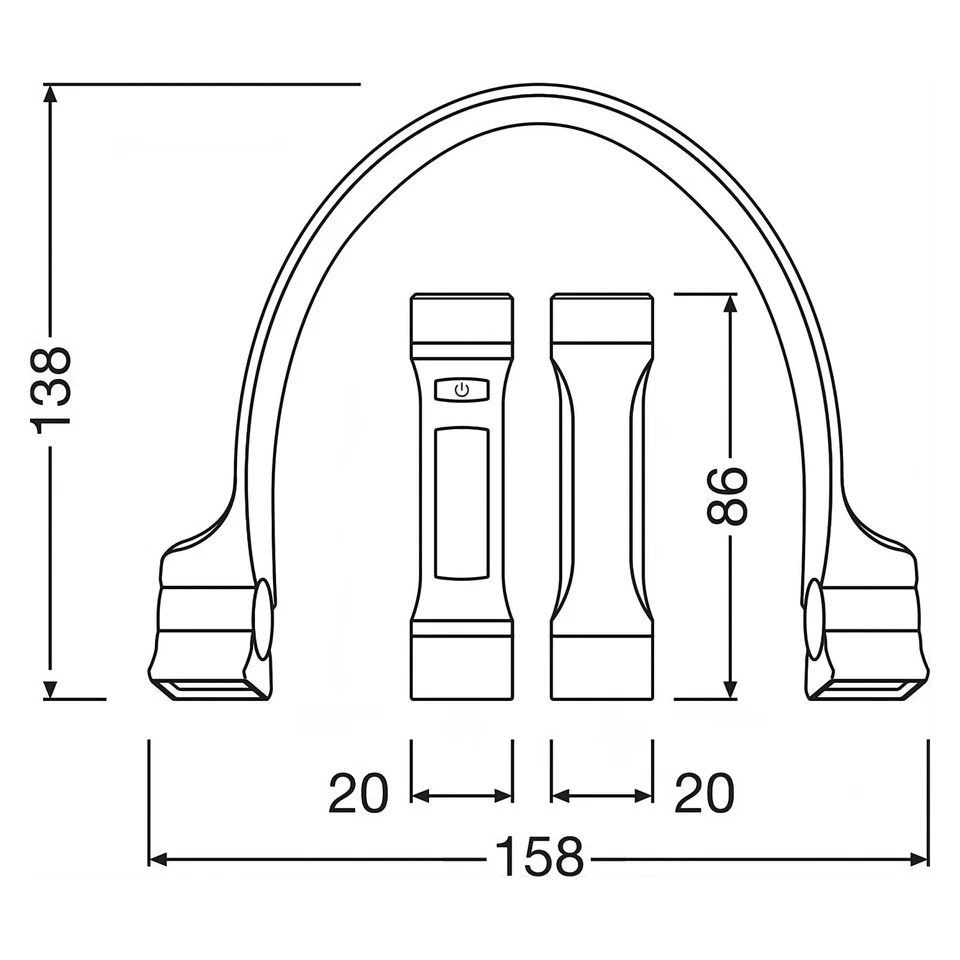 LEDinspect Wearable Necklight OSRAM - Lampada da collo versatile e ricaricabile - Imagen 4 de 4