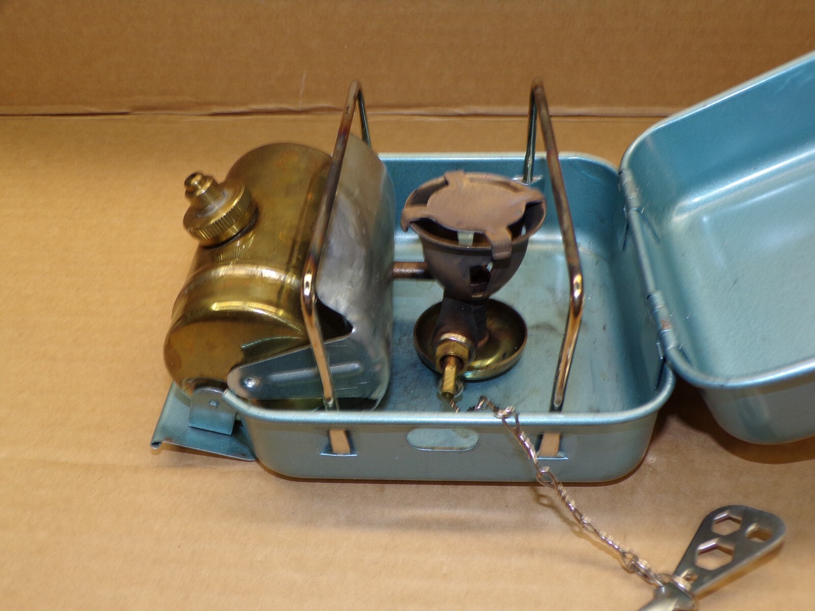 Vintage Optimus 8r Camp Stove W/ key - Made In Sweden - UNTESTED