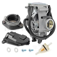 Carburetor & Intake Manifold Boot For HONDA TRX350 FourTrax 350 4x4 1986 1987