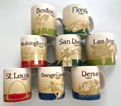 Starbucks Collector Series 16oz Global Icon Coffee Mug Cups, Pick the City