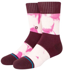 Stance, Kids Assurance Stripe Tie Dye Crew Sock, Y: 3-5.5