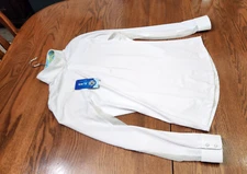 Tailored Sportsman, New, long sleeve show shirt, white, XL blue yellow