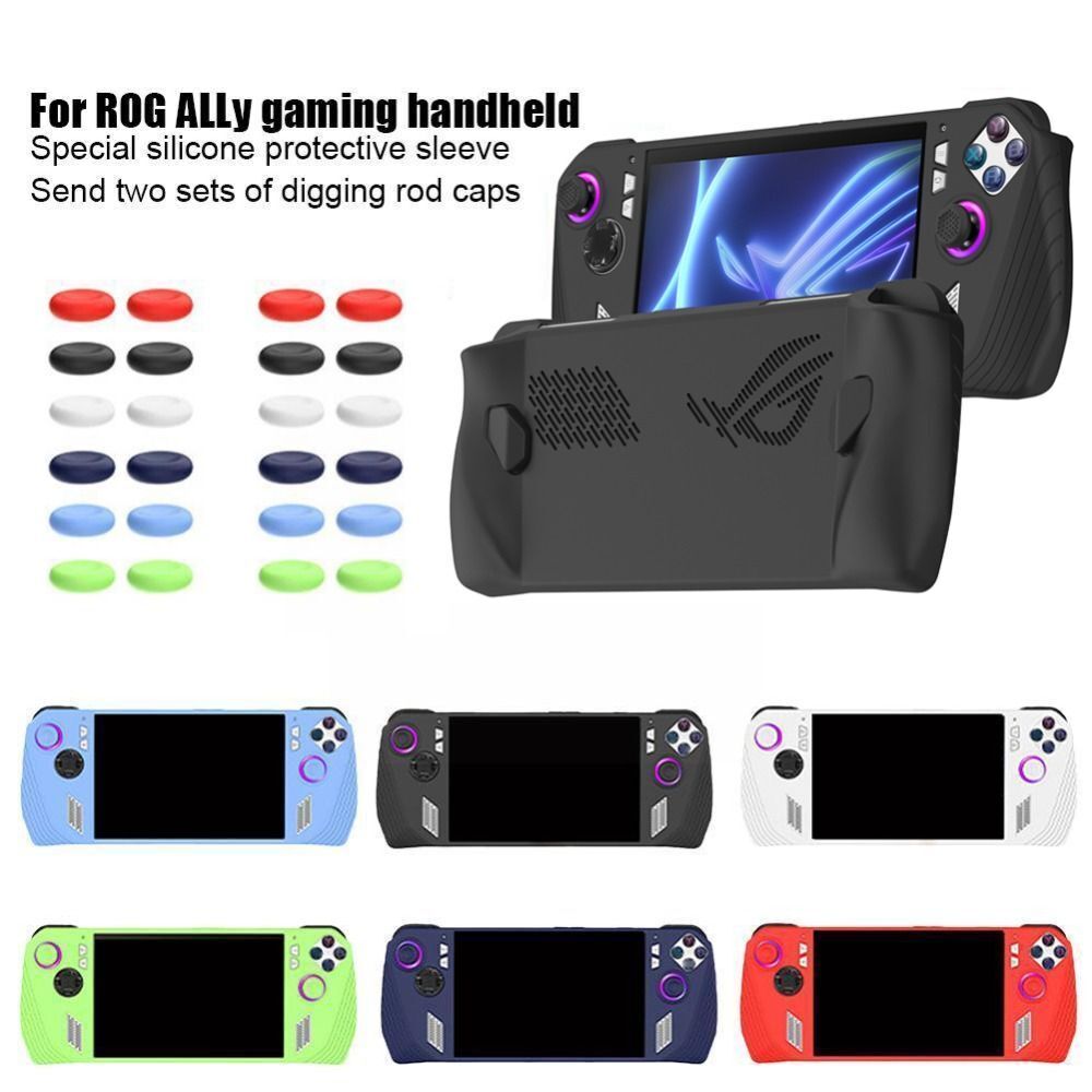 Rog Ally Case, Clear Case Compatible Asus Rog Ally Gamings Handheld, Soft  Tpu Game Console Silicone Cover For Rog Ally Gamings Handheld