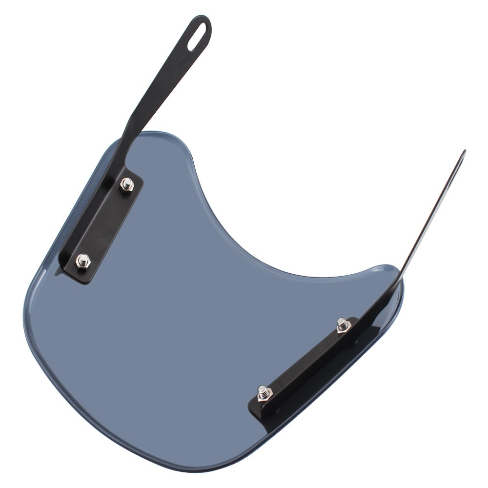 Motorcycle Headlight Windshield Windscreen Universal For 5-7" Round Headlight