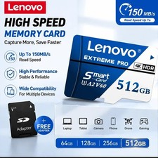 High Speed Memory Card Micro SD Card 128GB 256GB 512 GB 1TB TF Ultra Class 10