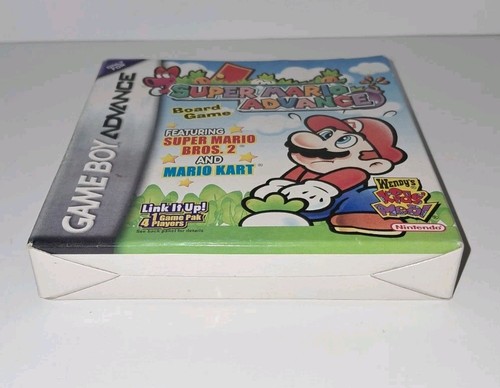 Super Mario Wendy's Kids Meal Toy Game Boy Advance Nintendo 2002 GBA Complete - Picture 5 of 8