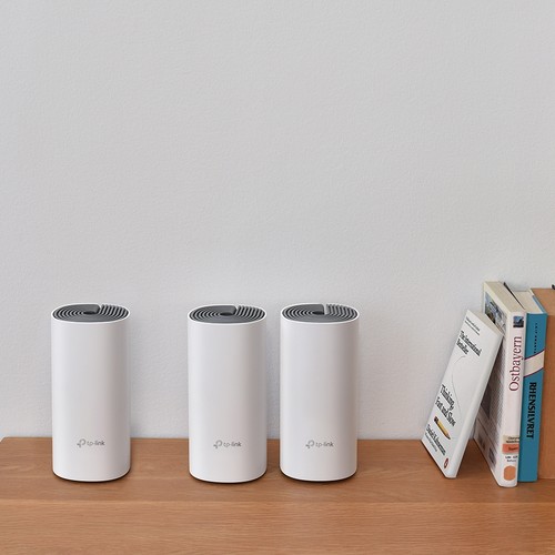 TP-LINK Deco E4 draadloze router Dual-band (2.4 GHz / 5 GHz) Fast Ethernet Grijs - Afbeelding 3 van 7