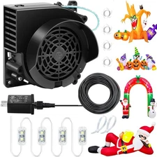 Inflatable Fan Replacement 12V 1.2A, Mini Air Blower Fan with 12V 1.5A Adapter a