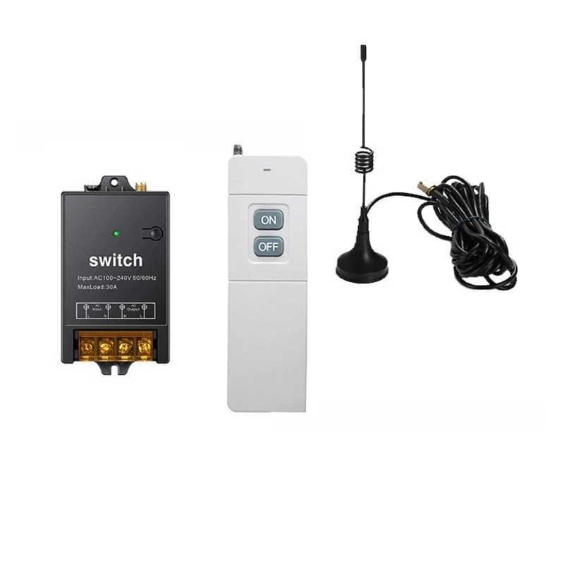 433MHz Wireless Remote Control Switch for Single Channel 30A 100 240V AC - Image 2 of 4