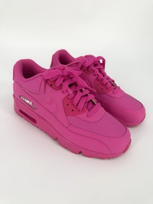Nike Air Max 90 GS Triple Pink Hyper Pink 4.5Y Womens 6 Barbiecore Laser Fuchsia