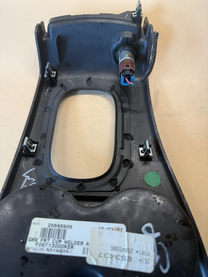 05-10 CHEVY COBALT переключатель ободок чашка держатель отделки панели крышка зажигалка 12 В черный - Изображение 3 из 4