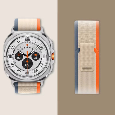 Nylon Trail Loop Band For Samsung Galaxy Watch Ultra 47mm Sport WristWatch Strap
