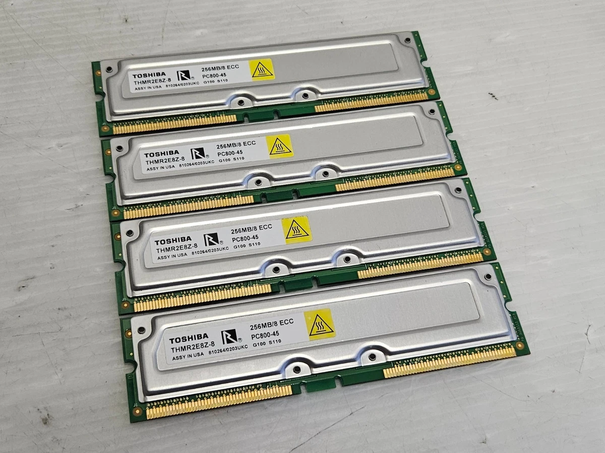 RIMM Computer Memory (RAM) 1 GB Total Capacity for sale | eBay