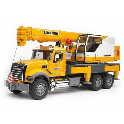 Bruder MACK Granite Liebherr Kran-LKW, Spielzeugauto, Modellauto, NEU