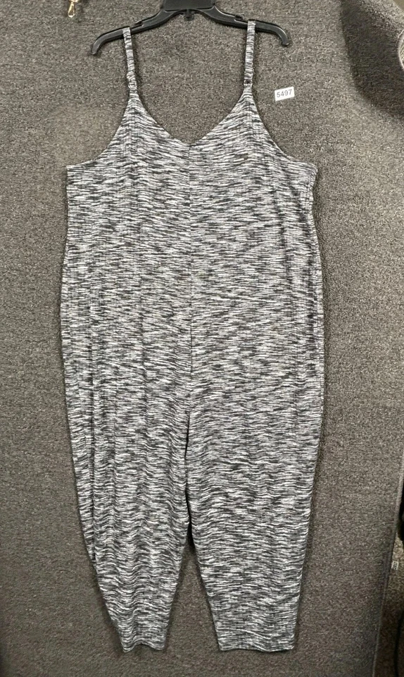 Mono Torrid Sleep para mujer talla 3 (3X) negro blanco elástico sin mangas Foto 2 de 4