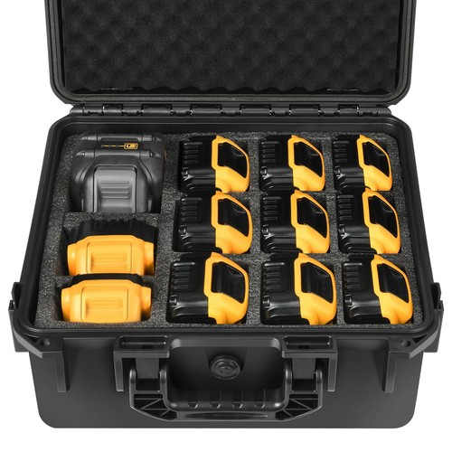 Waterproof Tool Case For DeWalt Angle Grinder - Custom Foam Insert, IP67 Rated, Hard Case For DCG413, DCG405, Batteries, Charger (Case Only) - View #7