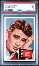 1957 HIT STARS #63 JAMES DEAN PSA 5