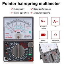 DE-960TR Analogue Meter Multimeter Multitester Resistance Current  DC AC Tester