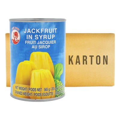 Mit Jackfruit Kanoon Jackfrucht in Sirup 24x565g/ATG24x230g