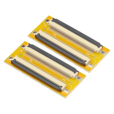 FFC FPC Extension Board PCB Extend Connector 64 Pin 0.5mm Pitch Single Side 2pcs