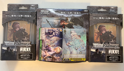 Weiss Schwarz Goddess of Victory Nikke 1 Box + 2 Trial Decks geöffnet japanisch