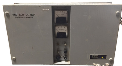 ITT 48V SCR 20 Amp Industrial Battery Charger / Eliminator
