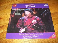 TANCREDI 2-Laserdisc LD SET ROSSINI OPERA EXCELLENT CONDITION RARE MARIA BAYO