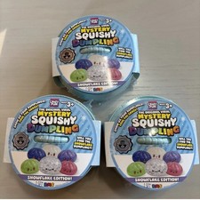 New RMS Crazy Fun Mystery Squishy Snowflake Edition Dumpling 1pc LOT of 3
