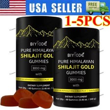 Himalayan Shilajit GOLD Gummies, Organic, Extremely Potent 3000 mg, Fulvic Acid