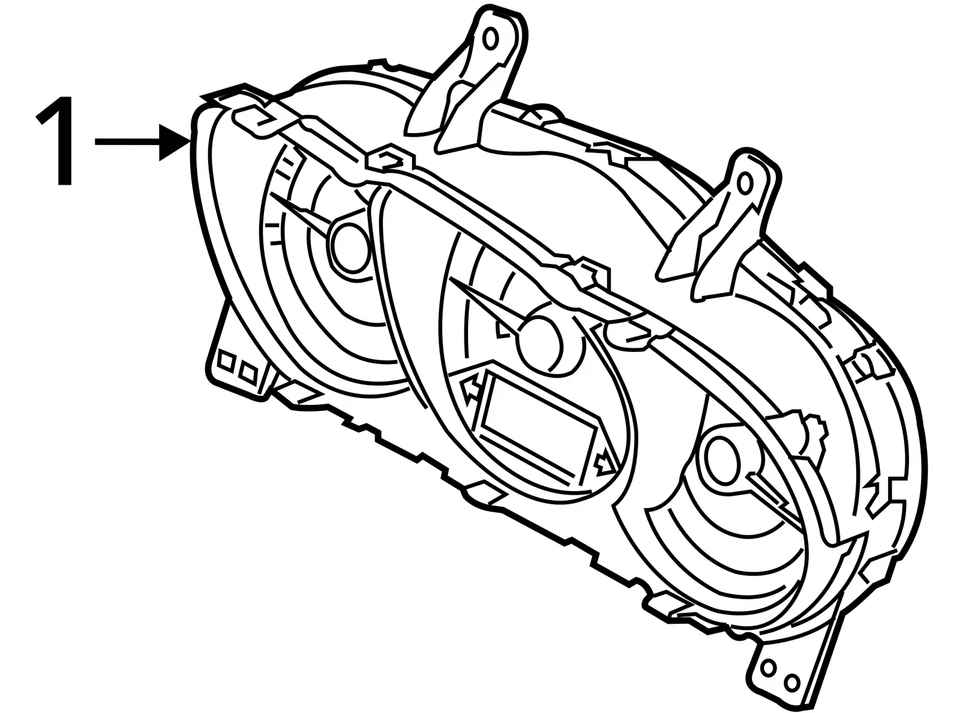 2013-2013 Kia Forte Speedometer Instrument Cluster Gauges 94051-1m230 MMX0G - Image 4 of 4