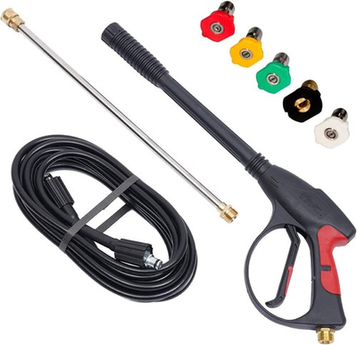 #ad 3000 PSI Pressure Washer Gun Power Washer Spray Gun Kit Universal M22 $76.96