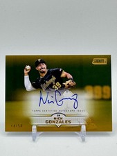 2025 Stadium Club #SCBA-NGO Nick Gonzales Base Autographs Gold Foil #/50