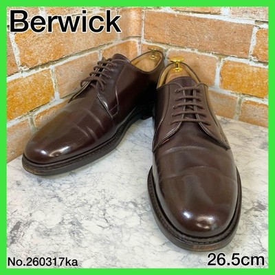 Berwick Plain Toe Lederschuhe Herren 7,5 US dunkelbraun GYW Good Year Welt