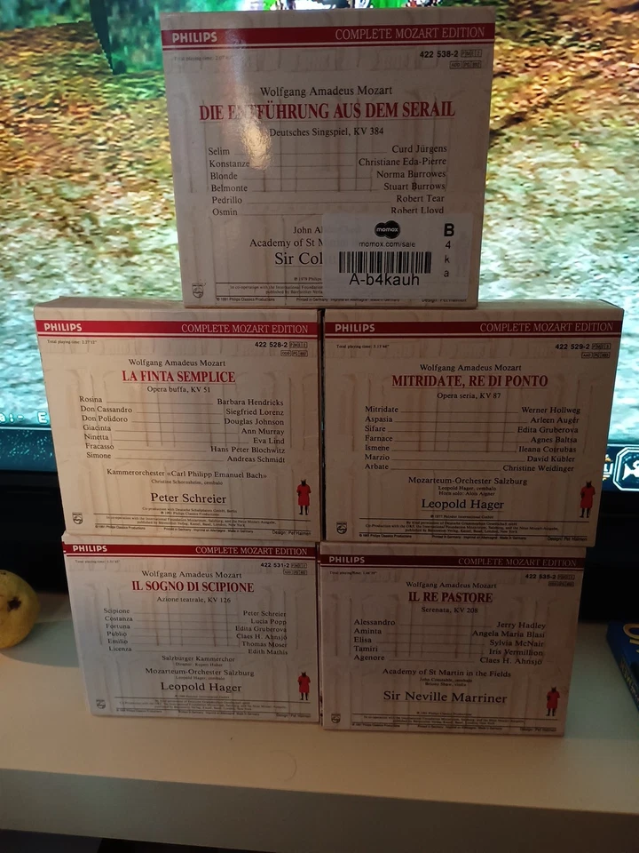 Edition Mozart-Il Re Pastore-Marriner-sealed Philips . Konvolut 5boxen - Bild 3 von 3