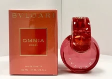 Omnia Coral by Bvlgari 3.4 oz 100 ml Eau de Toilette Spray for Women New In Box