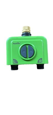 RAINPOINT Water Timer for Garden Hose 2 Zone Sprinkler WiFi brass fittings 