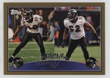 2009 Topps Classic Combos Gold 1095/2009 Ed Reed Ray Lewis #326 HOF 9v7