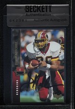 BAS 1994 Upper Deck Brian Mitchell #298 Seal of Authenticity Auto 3c7