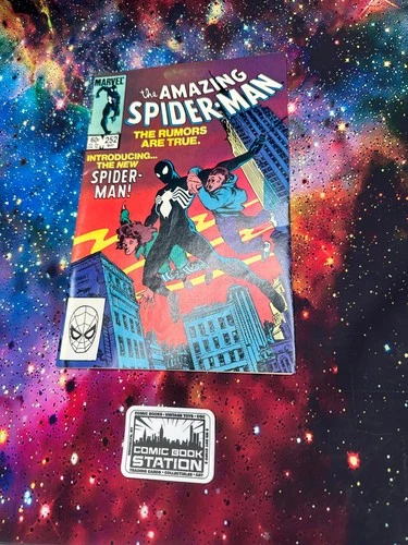Amazing Spider-Man #252 Raw FN/VF Frenz 1st Time Black Suit Marvel Comics '84