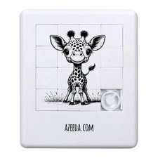 'Happy Baby Giraffe' Sliding Puzzle (PZ00034380)