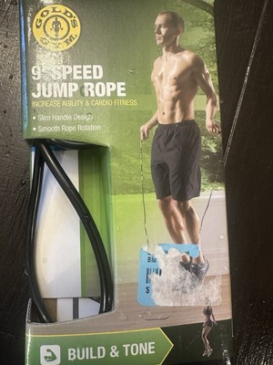 Gold's Gym 9' Ft Speed Jump Rope Golds Gym Fitness Rope New