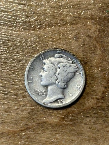 1924 Mercury Dime VG