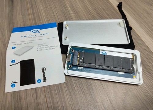 OWC Envoy Pro USB 128GB Portable External Storage for Apple SSD - READ - Picture 1 of 7