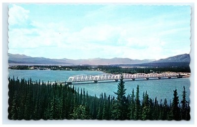 Nisutlin Bay Bridge AK Landscape Postcard
